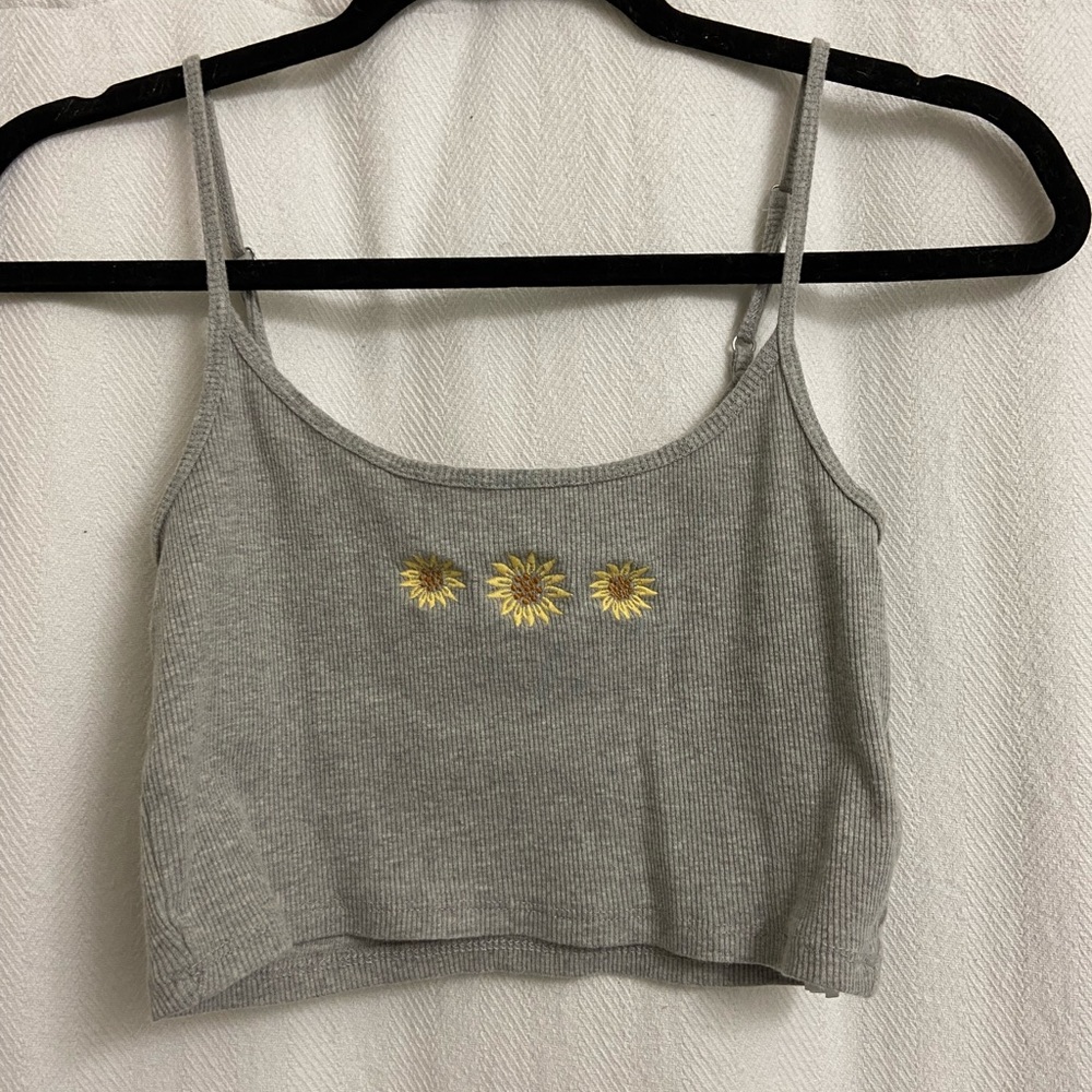 Holister cropped tank